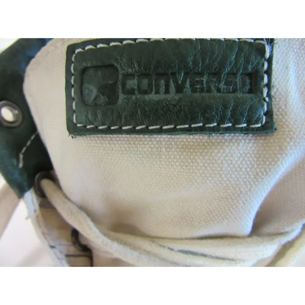 CONVERSE John Varvatos White 11 High Top Canvas All Star Sneakers - Picture 4 of 11